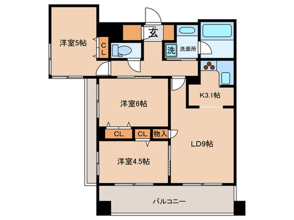 クリオ文京小石川の物件間取画像